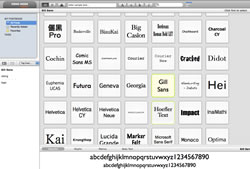 fonts